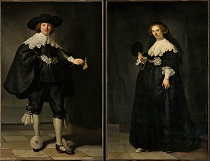 Rembrandt van Rijn - Pendant portraits of Maerten Soolmans and Oopjen Coppit 1634